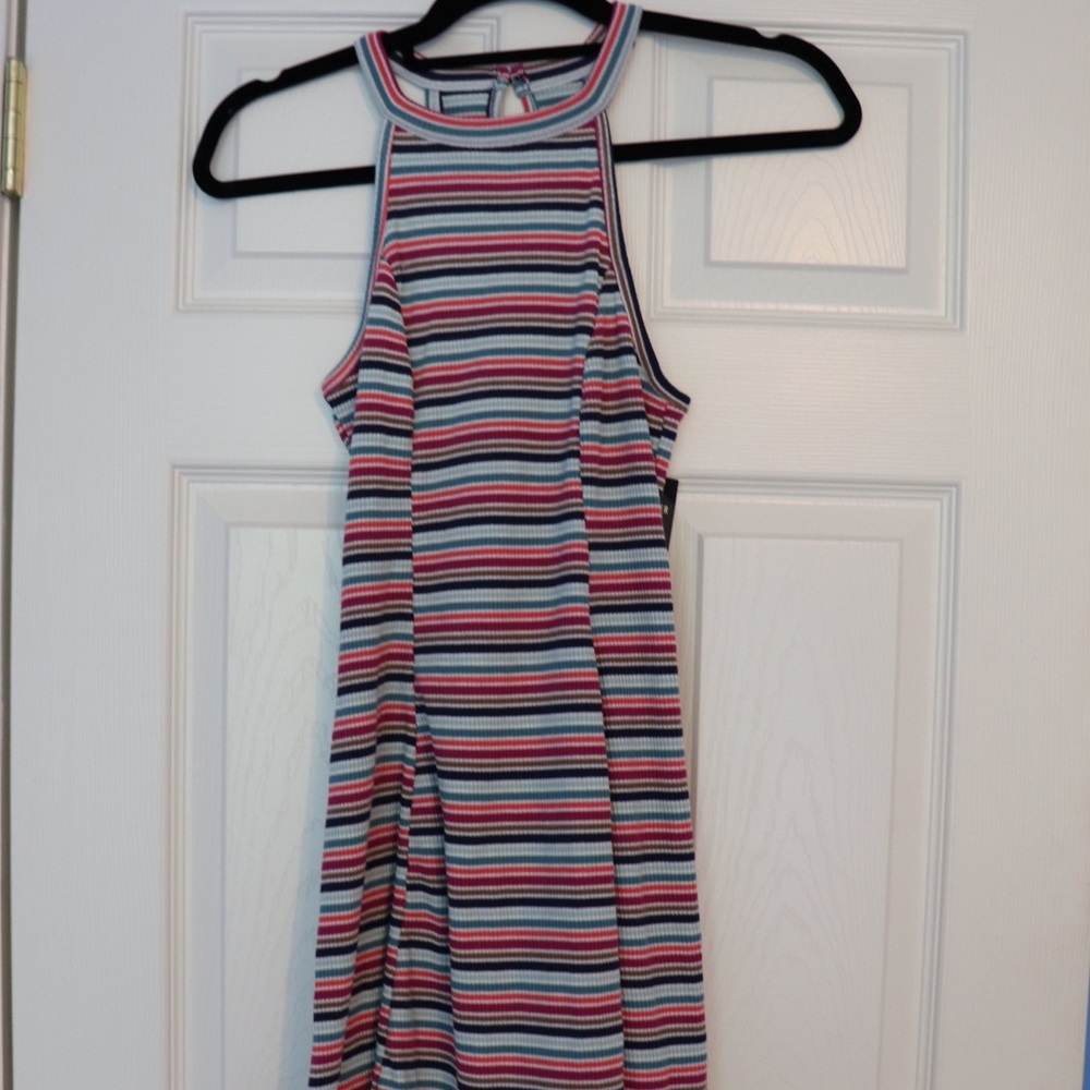 NWT! Hollister Striped Mini Dress